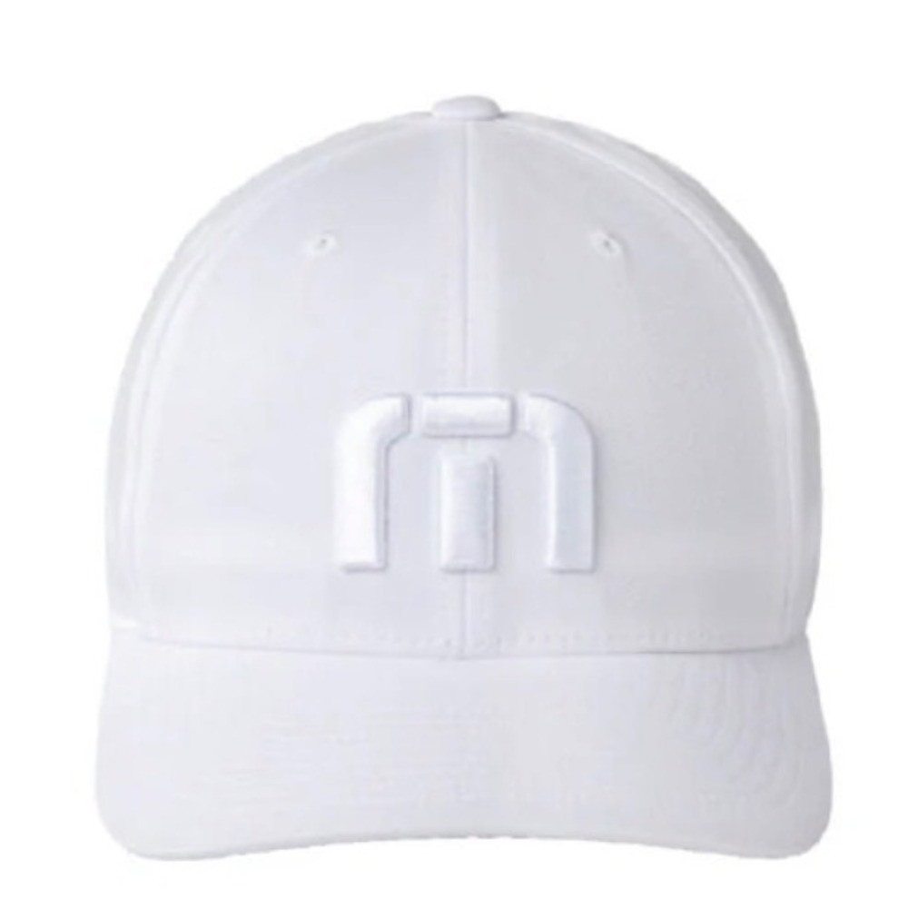 Travis Mathew Leezy Snapback Hat Flex for White New With Tags One Size Fits Most